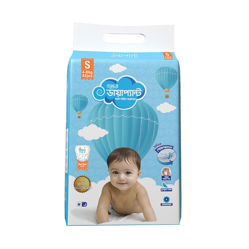 DIAPANT S (4 8KG) PANT 42PCS