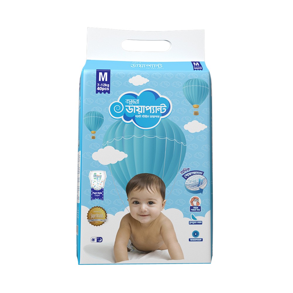 DIAPANT M (7 12KG) PANT 40PCS