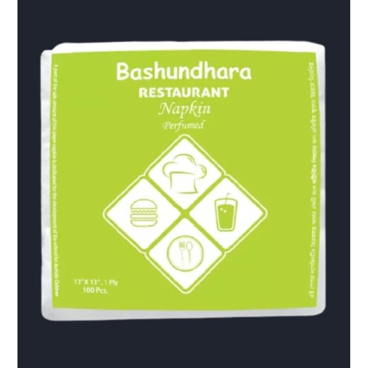Bashundhara Restaurant Napkin (Perfumed) 80 PCS