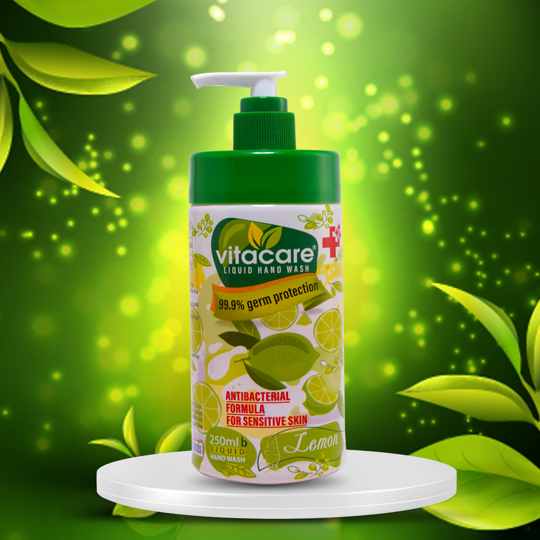 Vitacare Liquid Hand Wash – Lemon (250 ml)