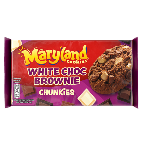 Maryland Chunkies White Choc Brownie Cookies (144g)​