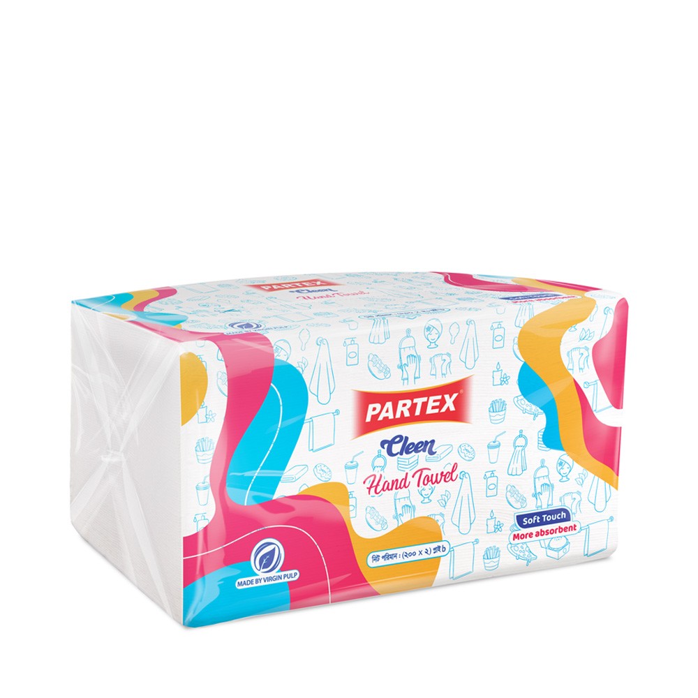 Partex Cleen Hand Towel (200x2 Ply)