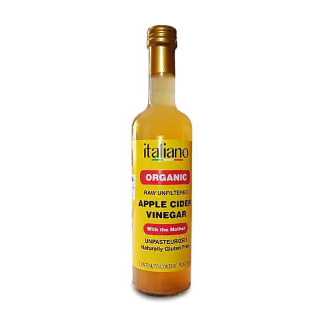 Italiano Organic Apple Cider Vinegar with Mother – 500ml​