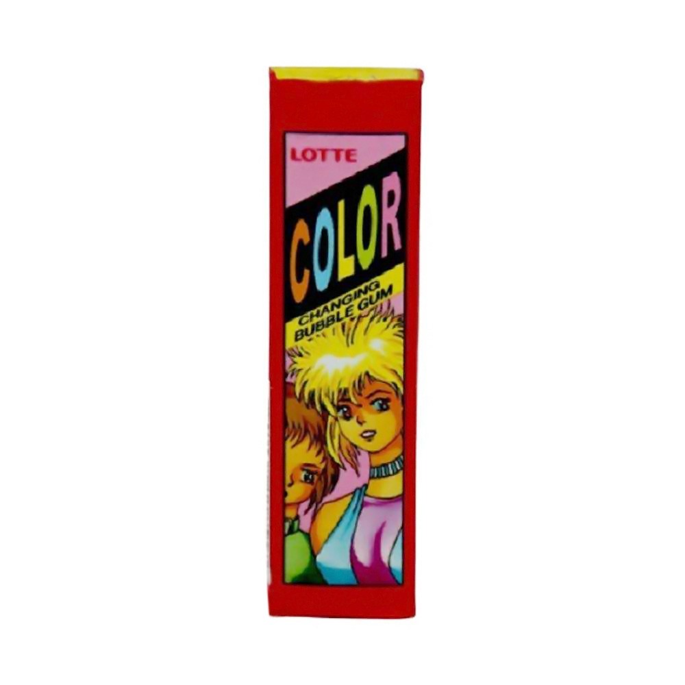 Lotte Color Changing Bubble Gum