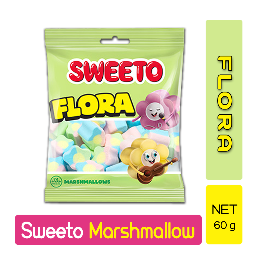 Sweeto Marshmallow Flora – 60g