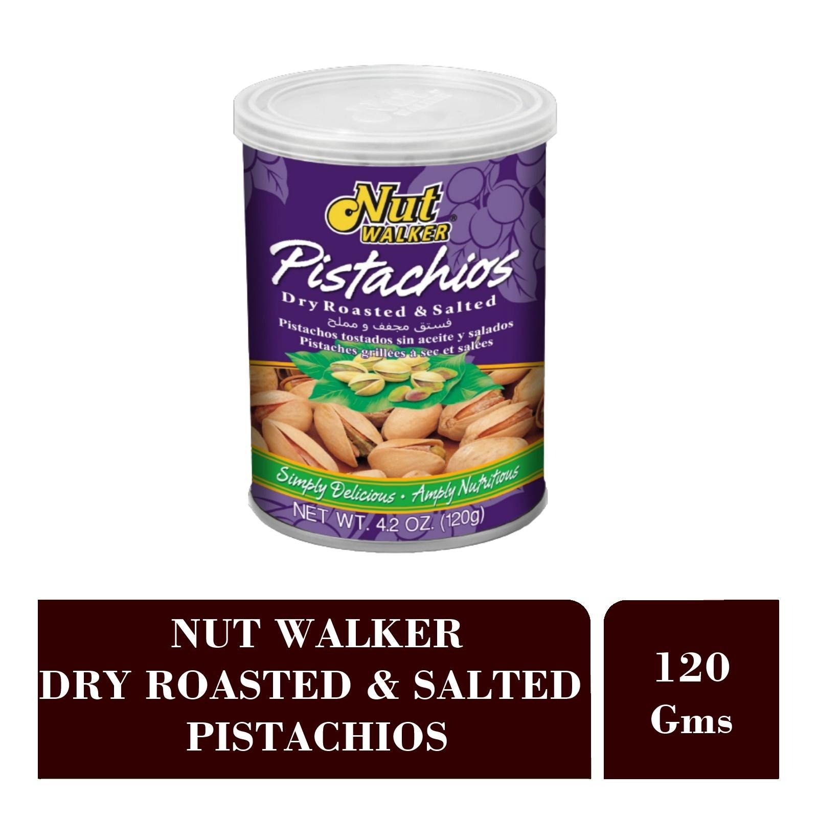 Nut Walker Pistachios – Dry Roasted & Salted 120gm