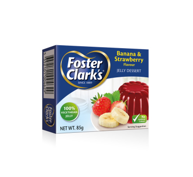 Foster Clark's Banana & Strawberry Jelly – 80g