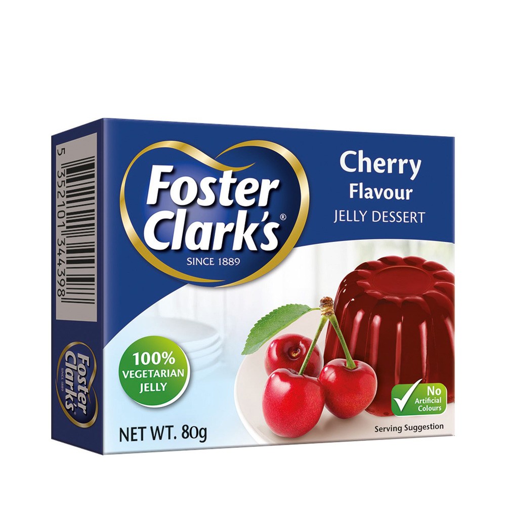 Foster Clark’s Cherry Flavoured Jelly – 85g