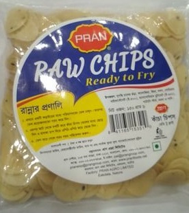 PRAN Raw Chips – Ready to Fry-150gm