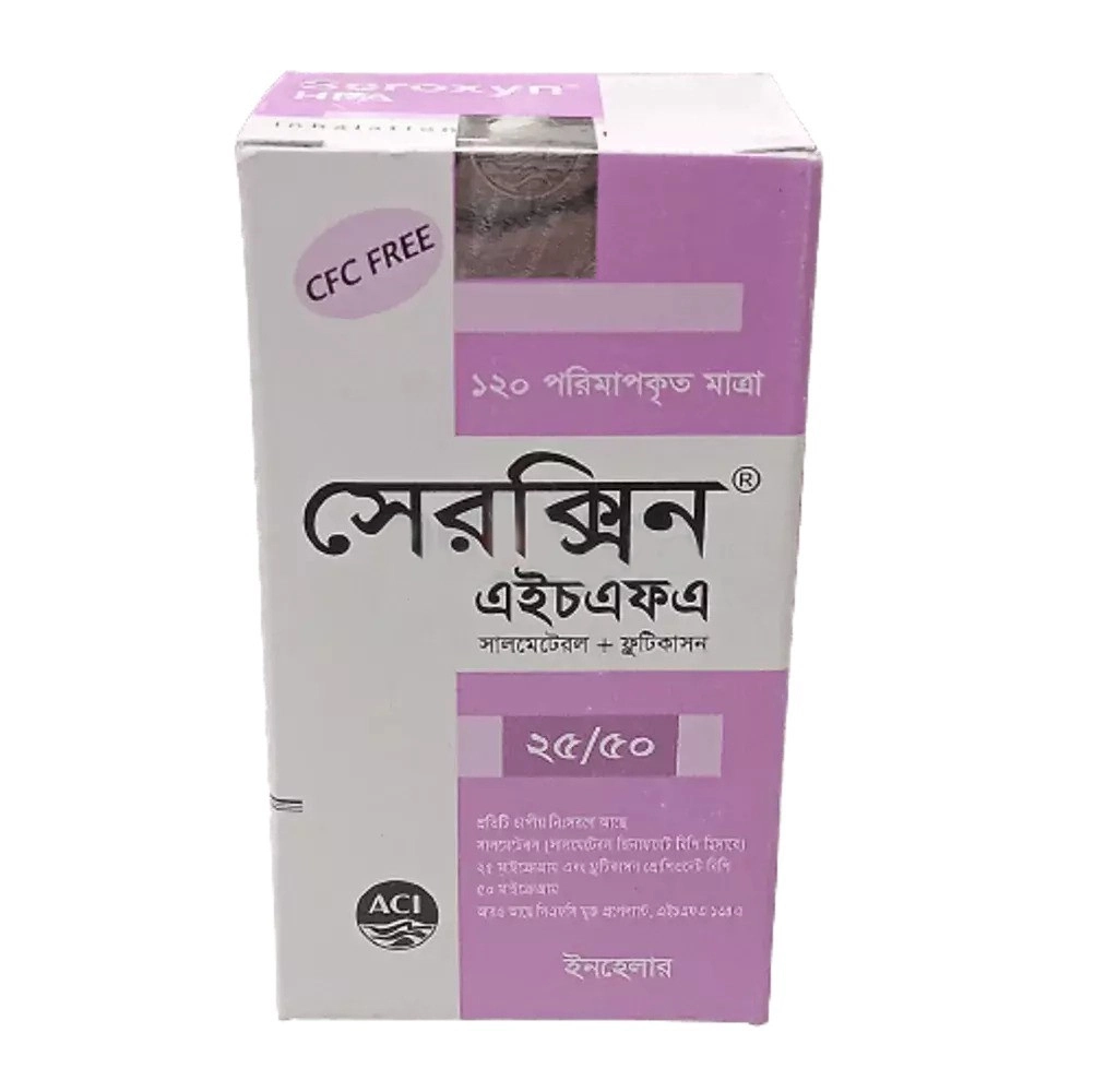 SEROXYN HFA 25/50 (25 mcg + 50 mcg/puff)
