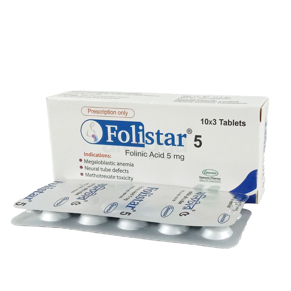 FOLISTAR 5 MG