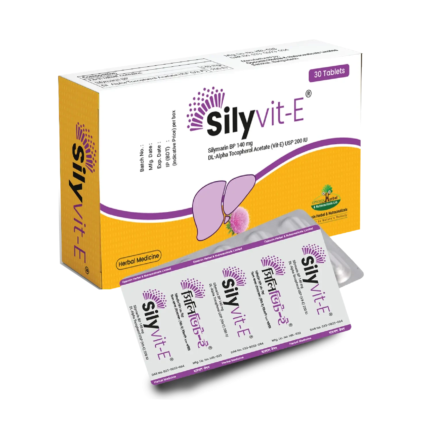 SILYVIT-E-140/200 MG