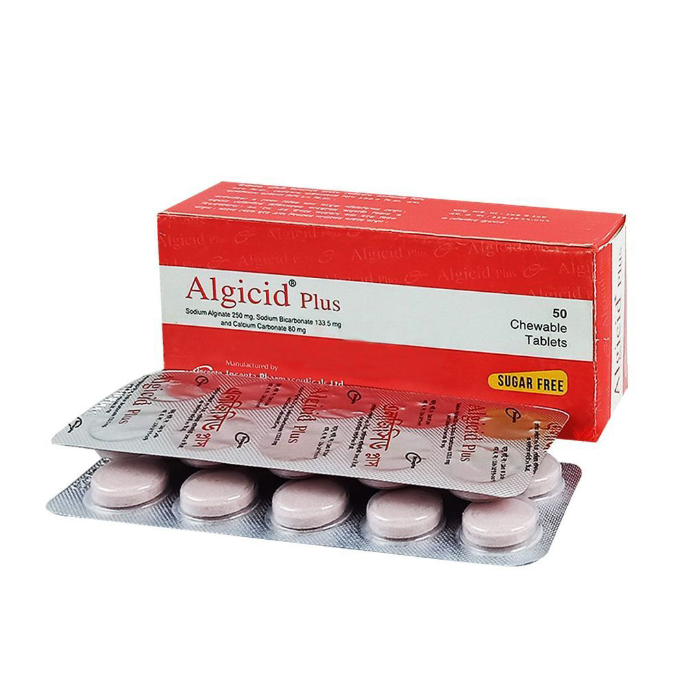 ALGICID PLUS ( CHEWABLE TABLETS)