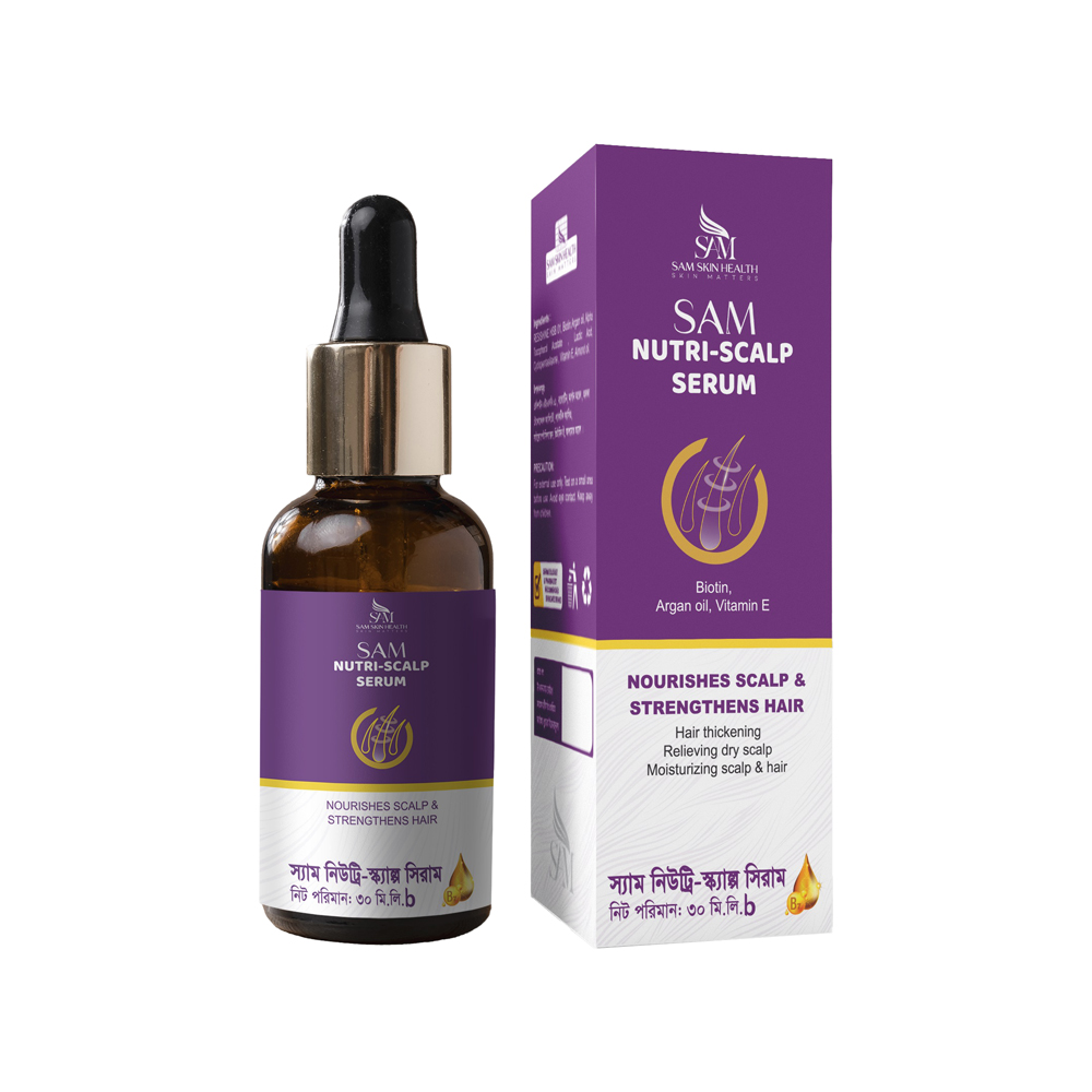 SAM NUTRI-SCALP SERUM ( NOURISHES SCALP & STRENGTHENS HAIR) 30 ML